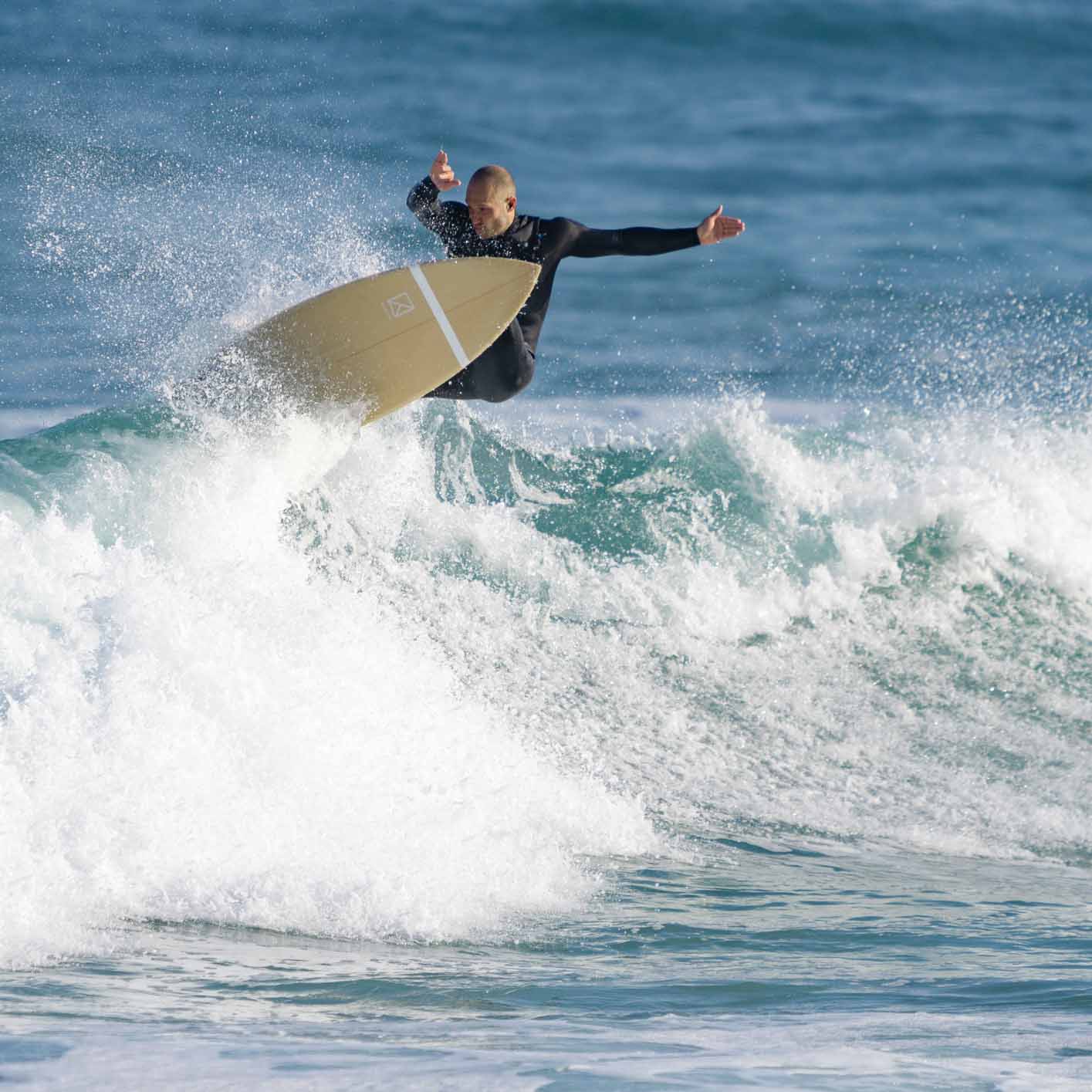 KANOA Surfboards Ocean Surfing Daniel Dingerkus on the KANOA Slide Rider