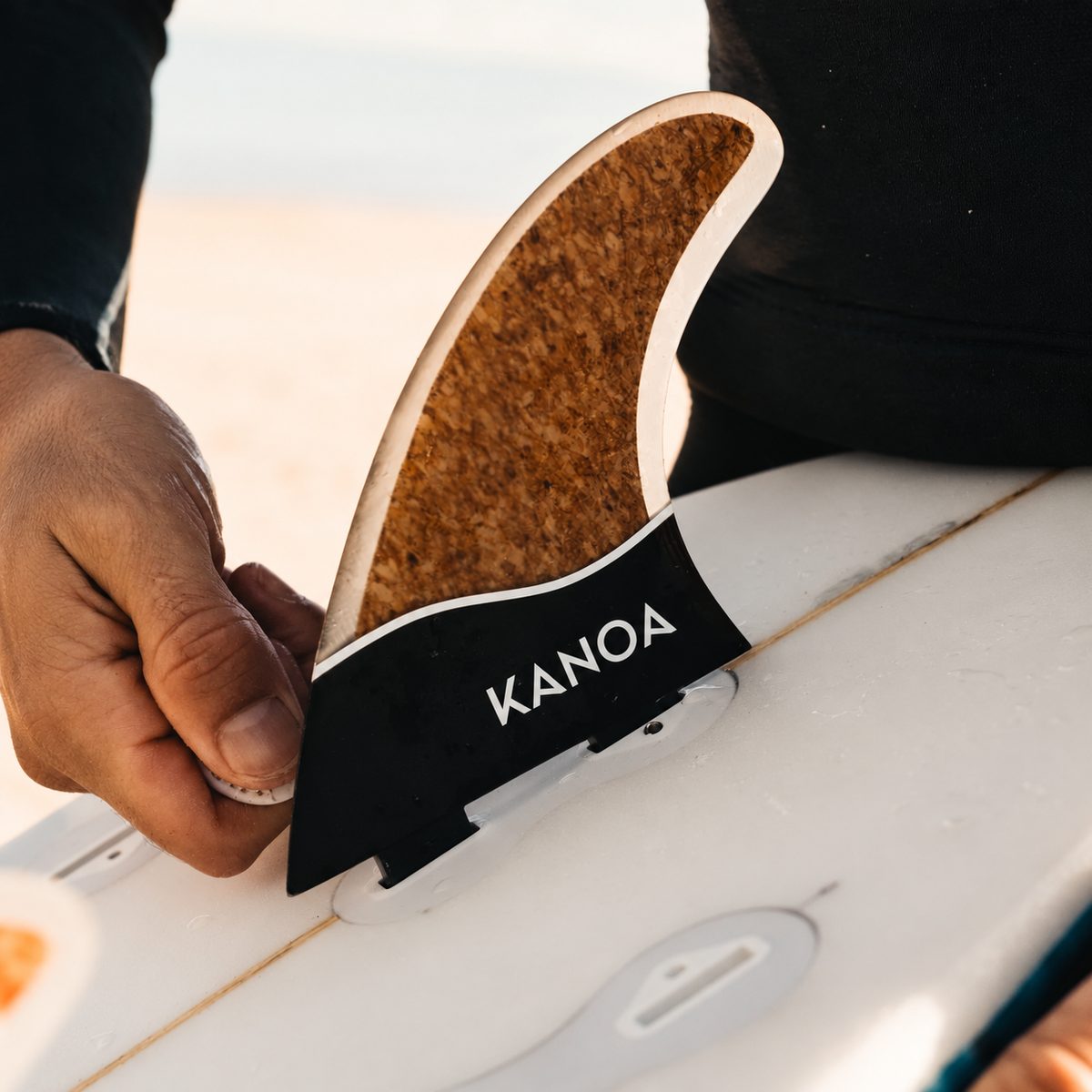 KANOA Surfboards Accessories for Surfing, Leashes, Fins and Traction Pads for River and Ocean