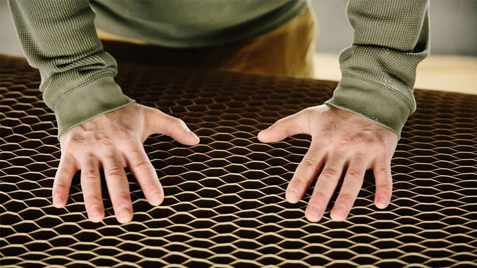 Flexi-Hex Surfboard Verpackung