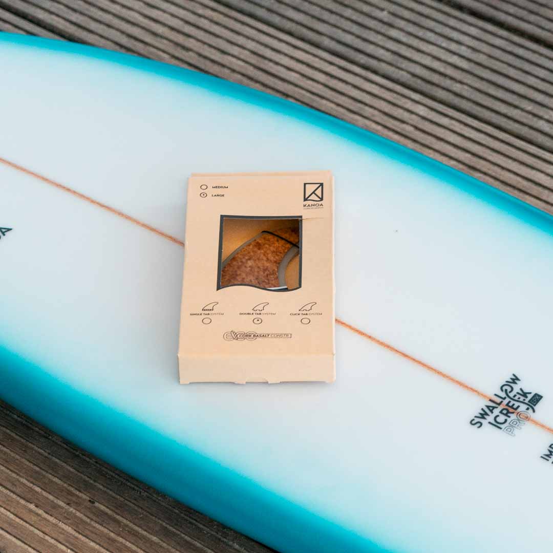 Eco Cork Trailer Thruster Fin Set / Single Tab