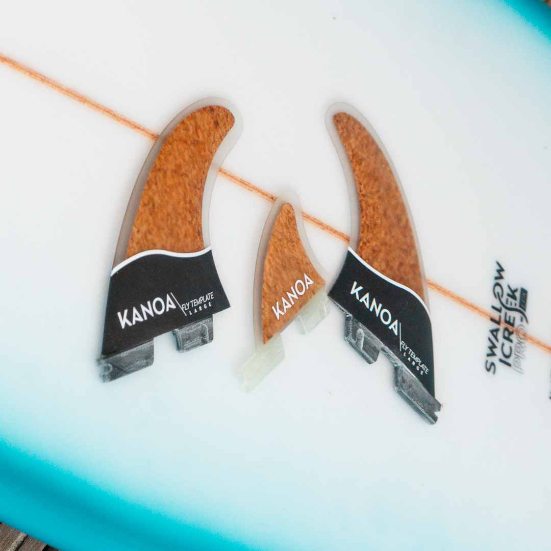 Eco Kork River Thruster Finnen Set / FCS2