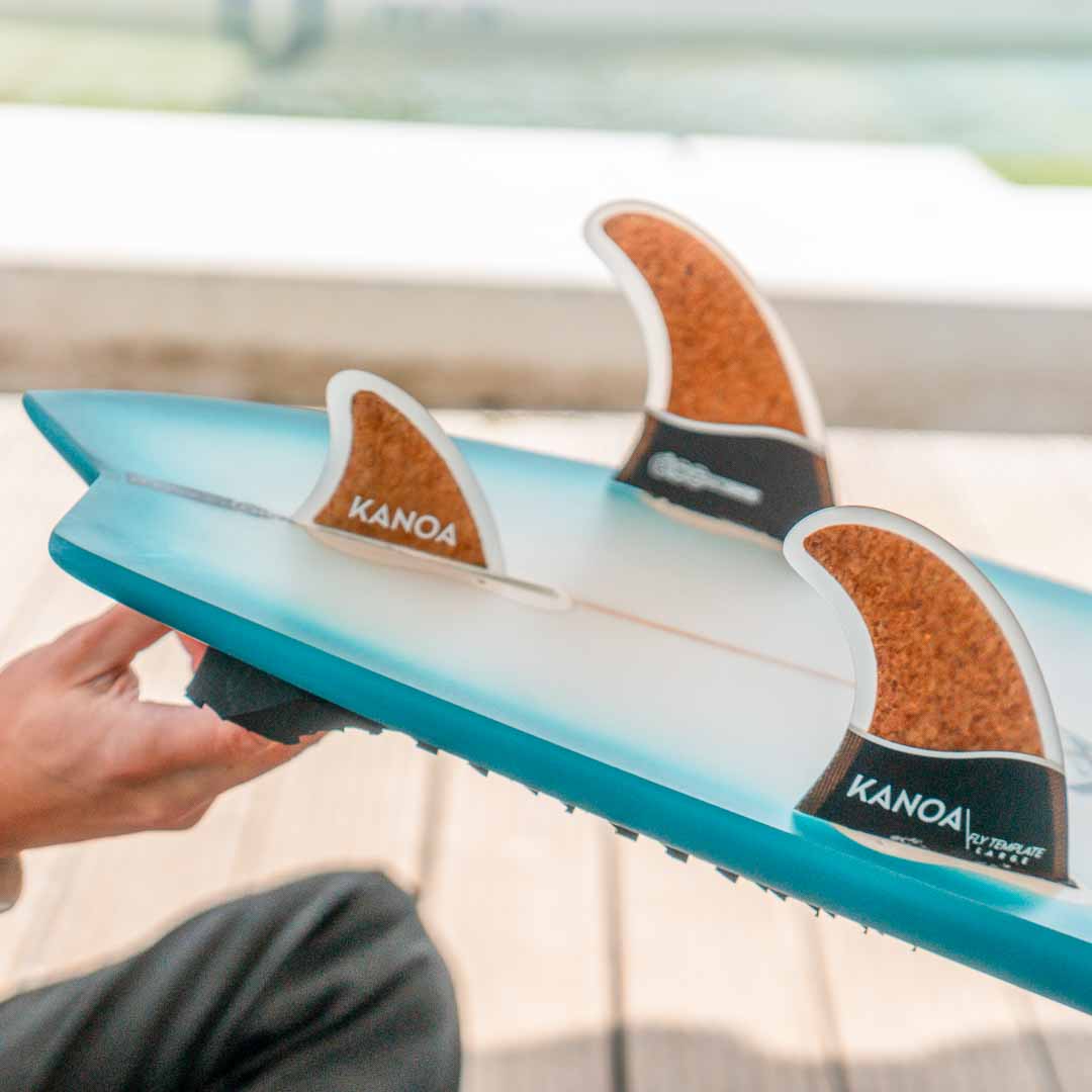 Eco Cork River Thruster Fin Set / FCS1