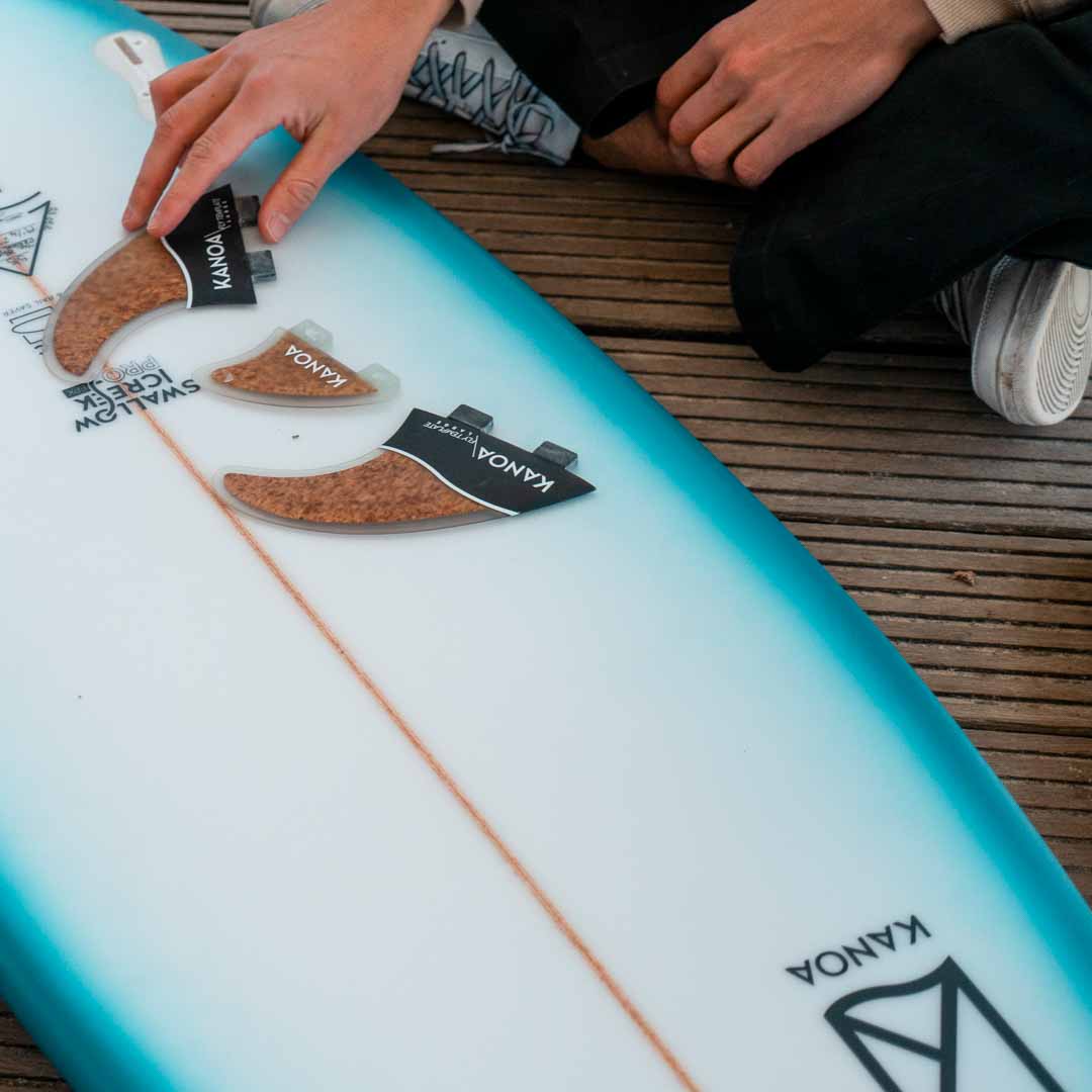 Eco Cork River Thruster Fin Set / FCS1