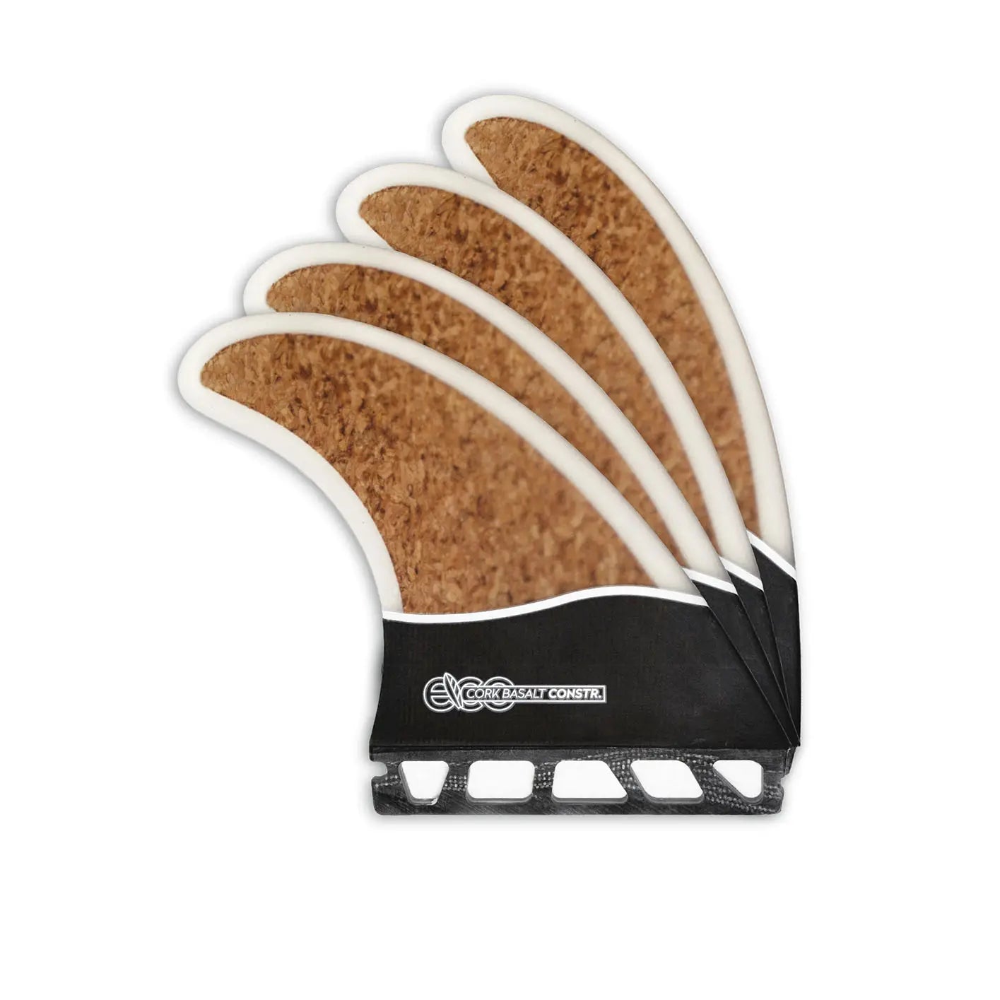 Eco Cork Quad Fin Set / Single Tab