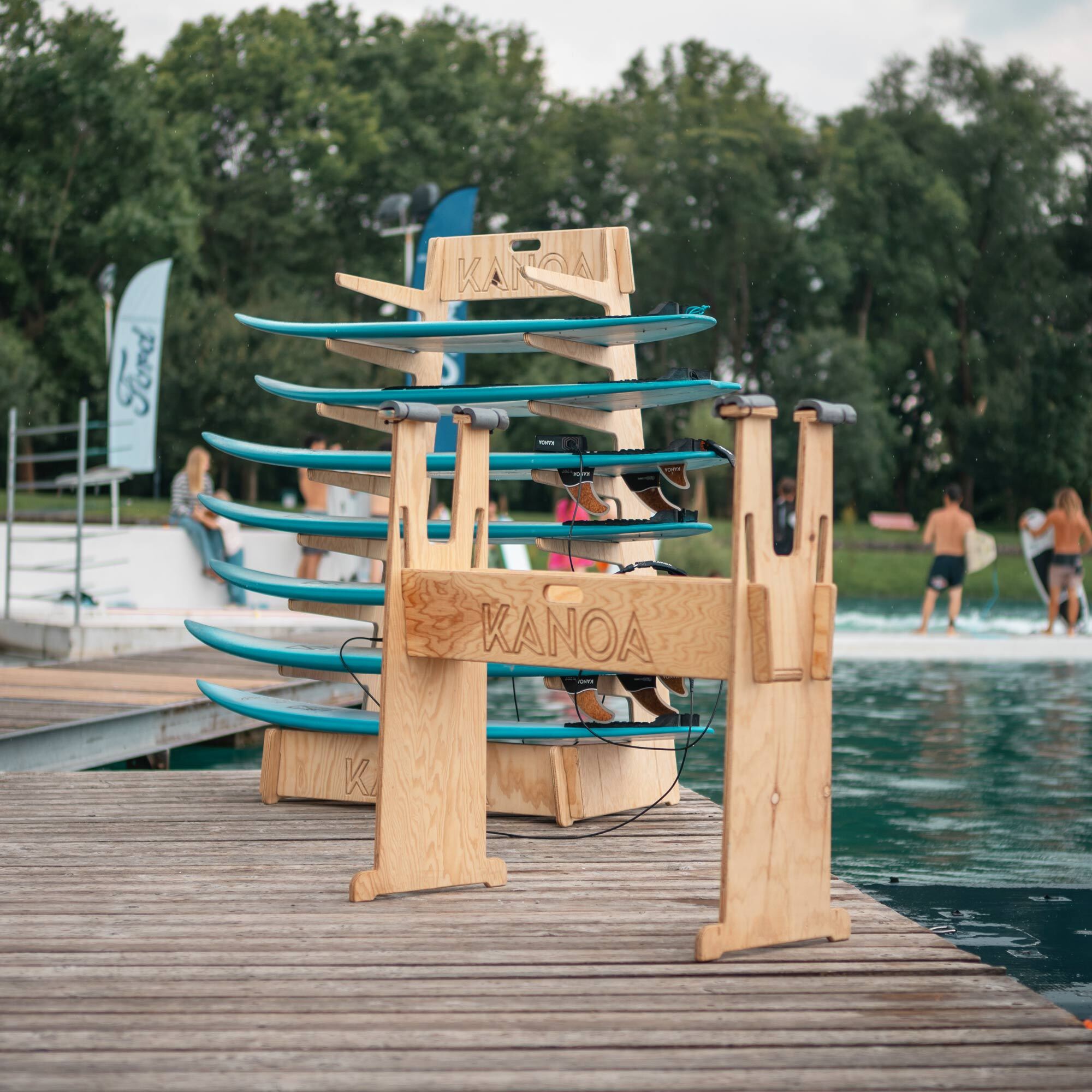 Multi Rack // Up to 8 Surfboards