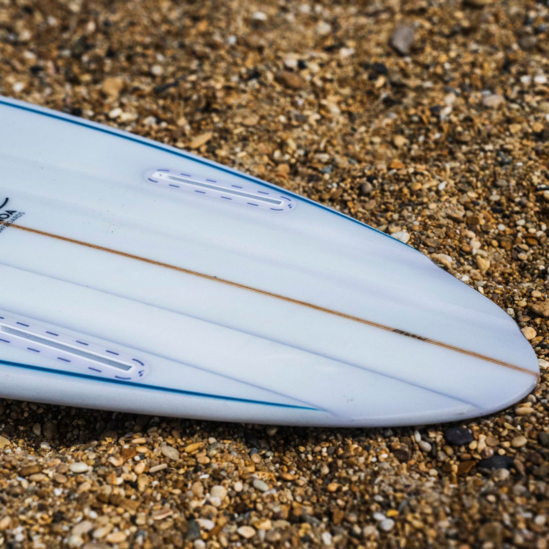 Twin Tonic Surfboard – Detailaufnahme