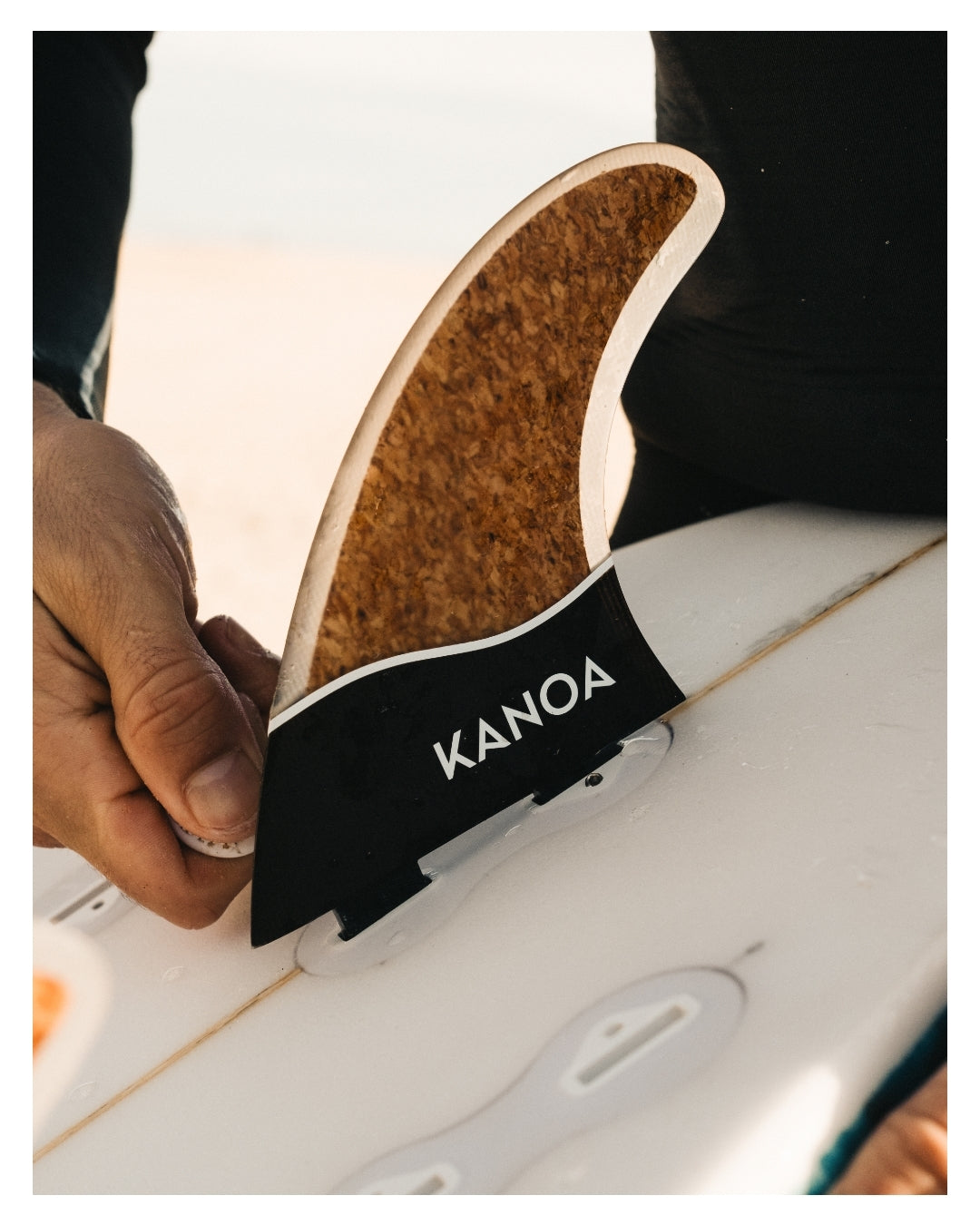 KANOA Surfboards Accessories for Surfing, Leashes, Fins and Traction Pads for River and Ocean