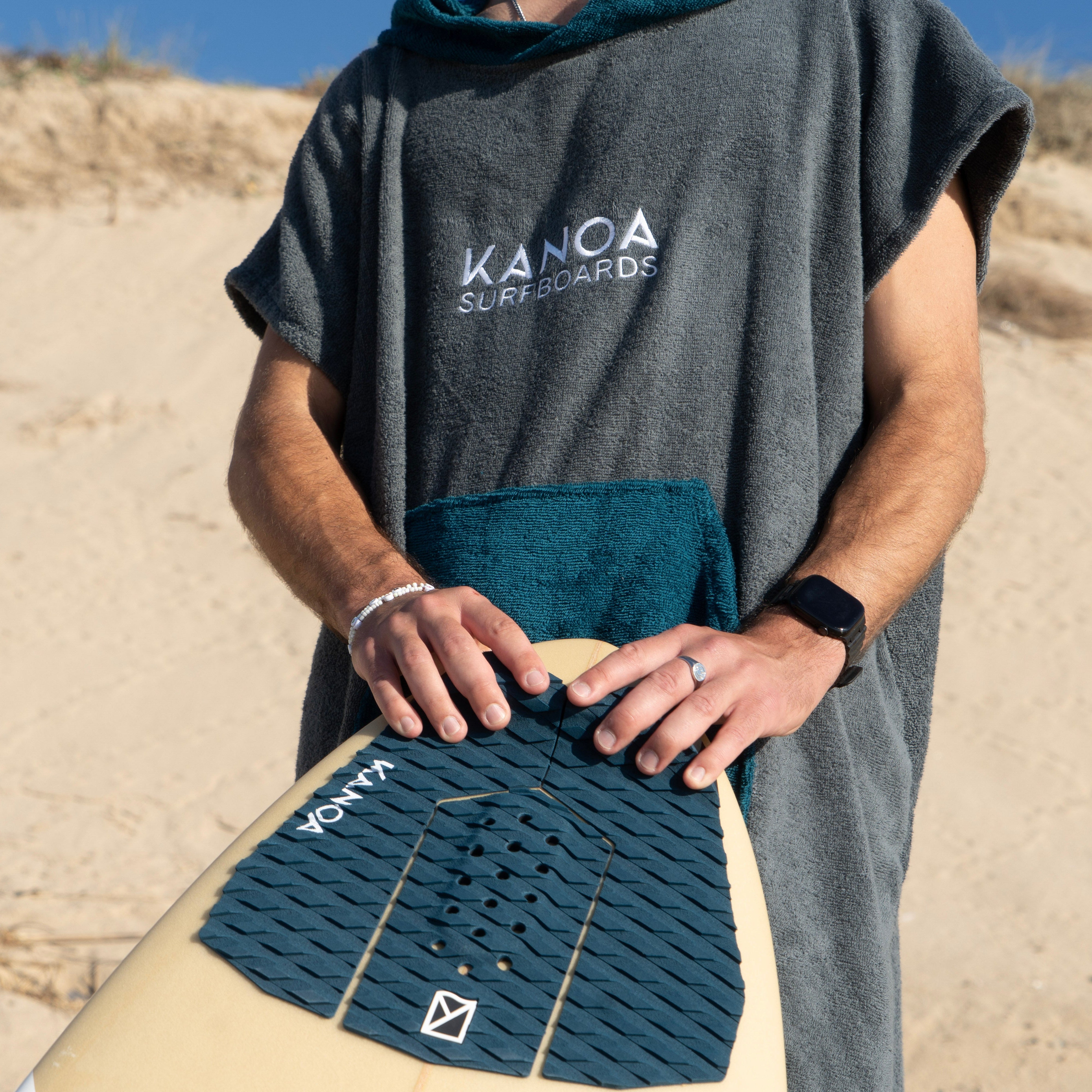KANOA Poncho Grey/ Blue