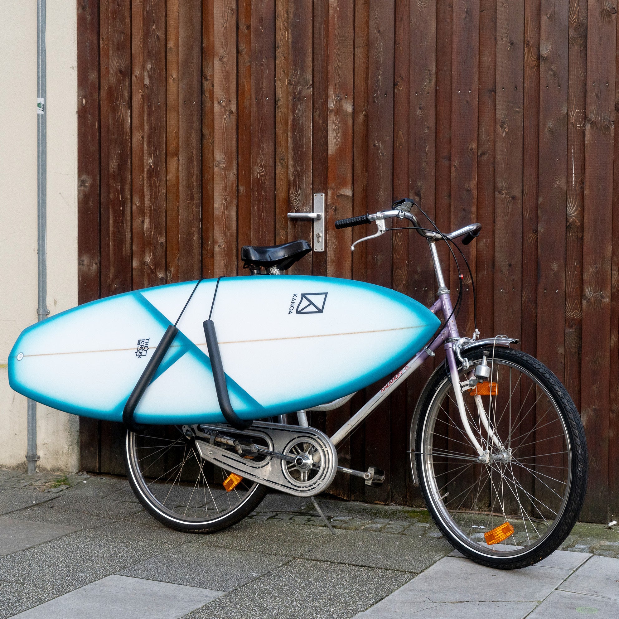 surfboard halterung fahrrad decathlon Surfboard Bike Rack Basic – KANOA Surfboards