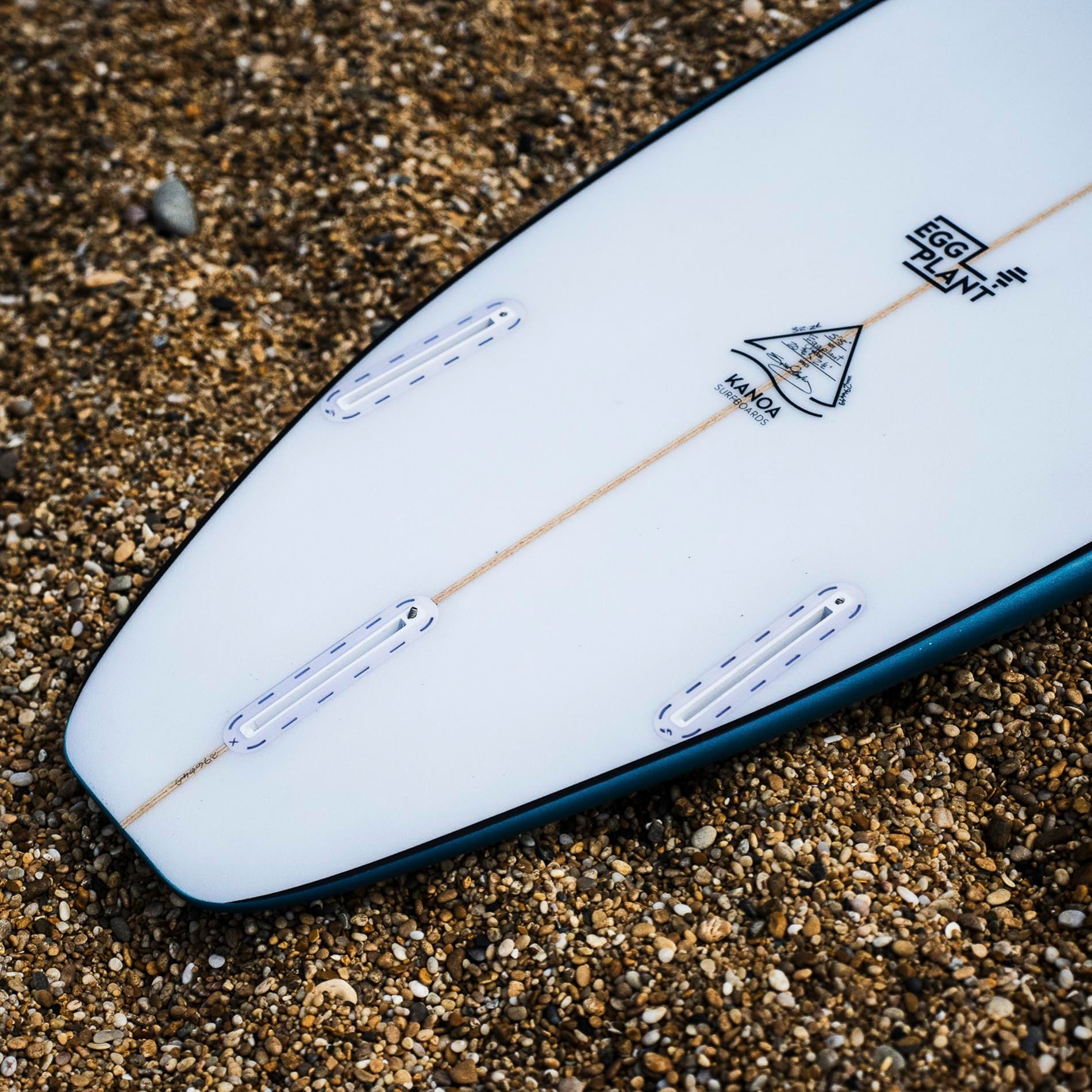 Eggplant Surfboard – Boarddetail