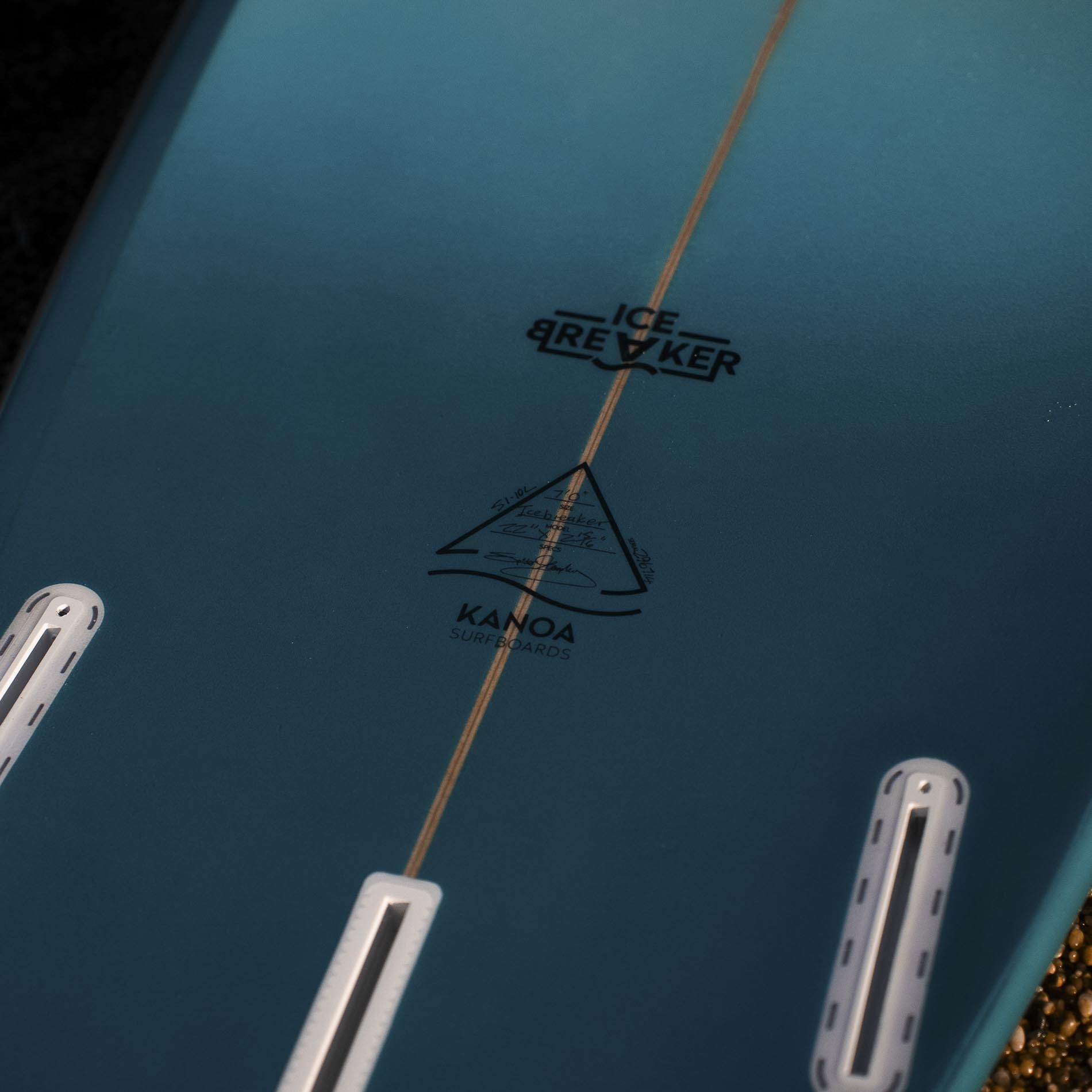 Icebreaker Surfboard – Detailaufnahme